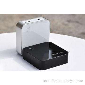 White 7200mAh Portable Plastic Power Bank for Laptop / Ipho